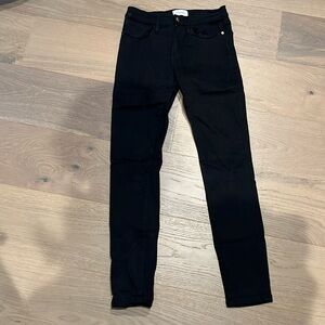 Frame black skinny jeans
